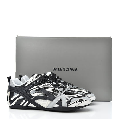 Balenciaga Mesh Rubber Womens Drive Sneakers 37 Light Grey Black 10 of 10