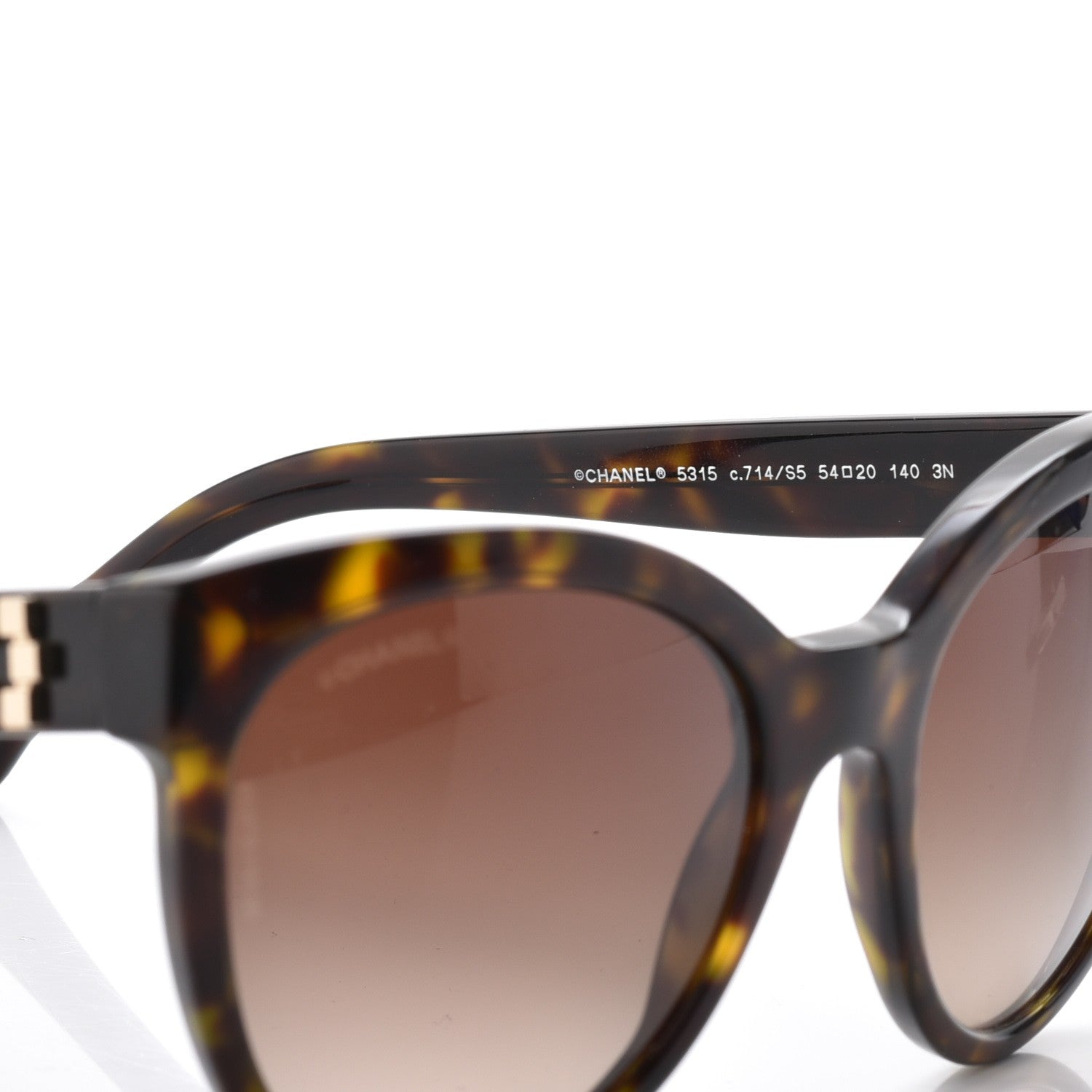 Chanel Pantos Signature CC Sunglasses 5315 Dark Havana 6 of 9