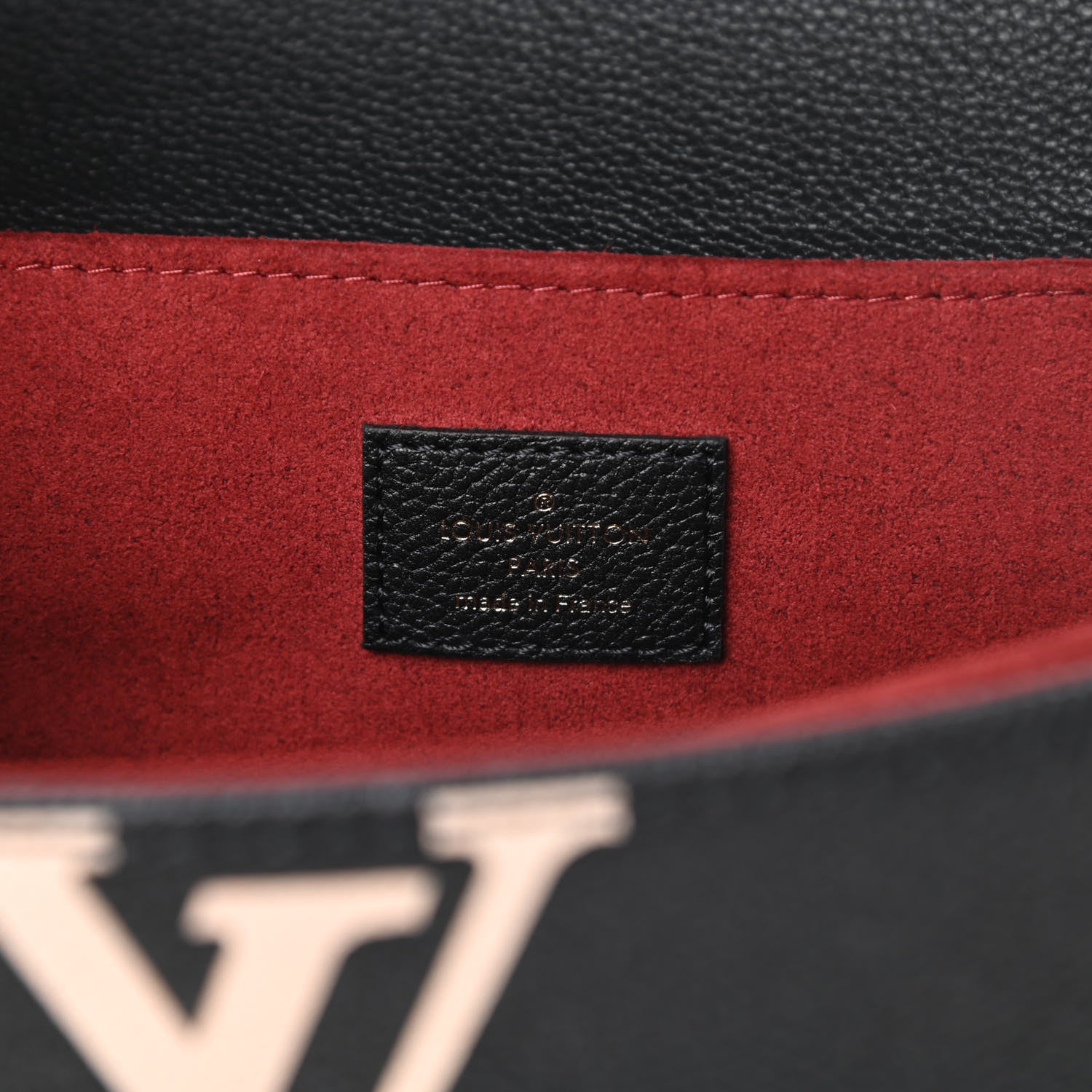 Louis Vuitton Empreinte Monogram Giant Pochette Metis Black Beige 6 of 9