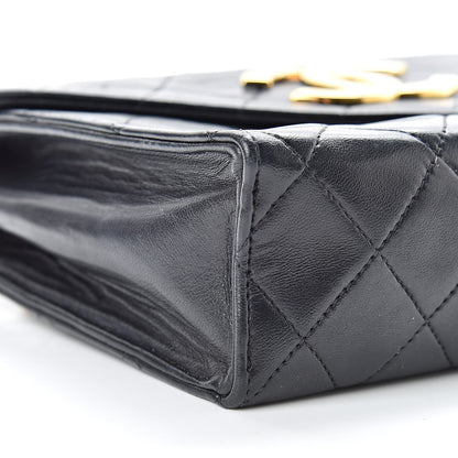 Chanel Lambskin Quilted Small Single Flap Navy 10 of 14