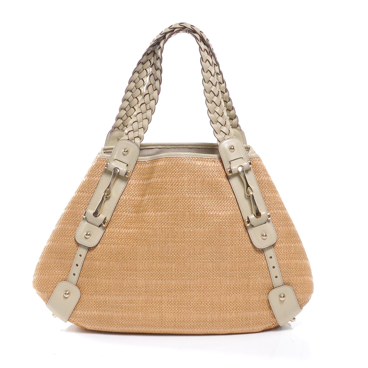 Gucci Straw Pelham Shoulder Bag 1 of 7