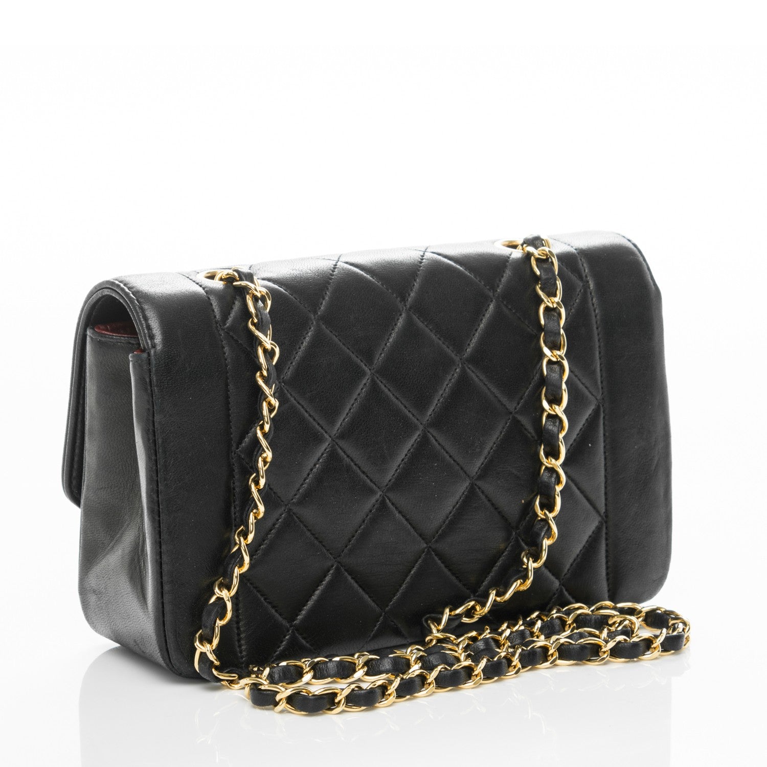 Chanel Lambskin Quilted Small Single Flap Black 3 of 8
