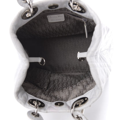 Christian Dior Lambskin Cannage Medium Soft Lady Dior White 5 of 18