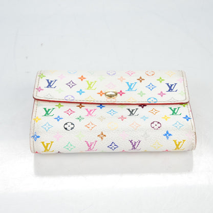 Louis Vuitton Monogram Multicolor Alexandra Wallet White 5 of 8