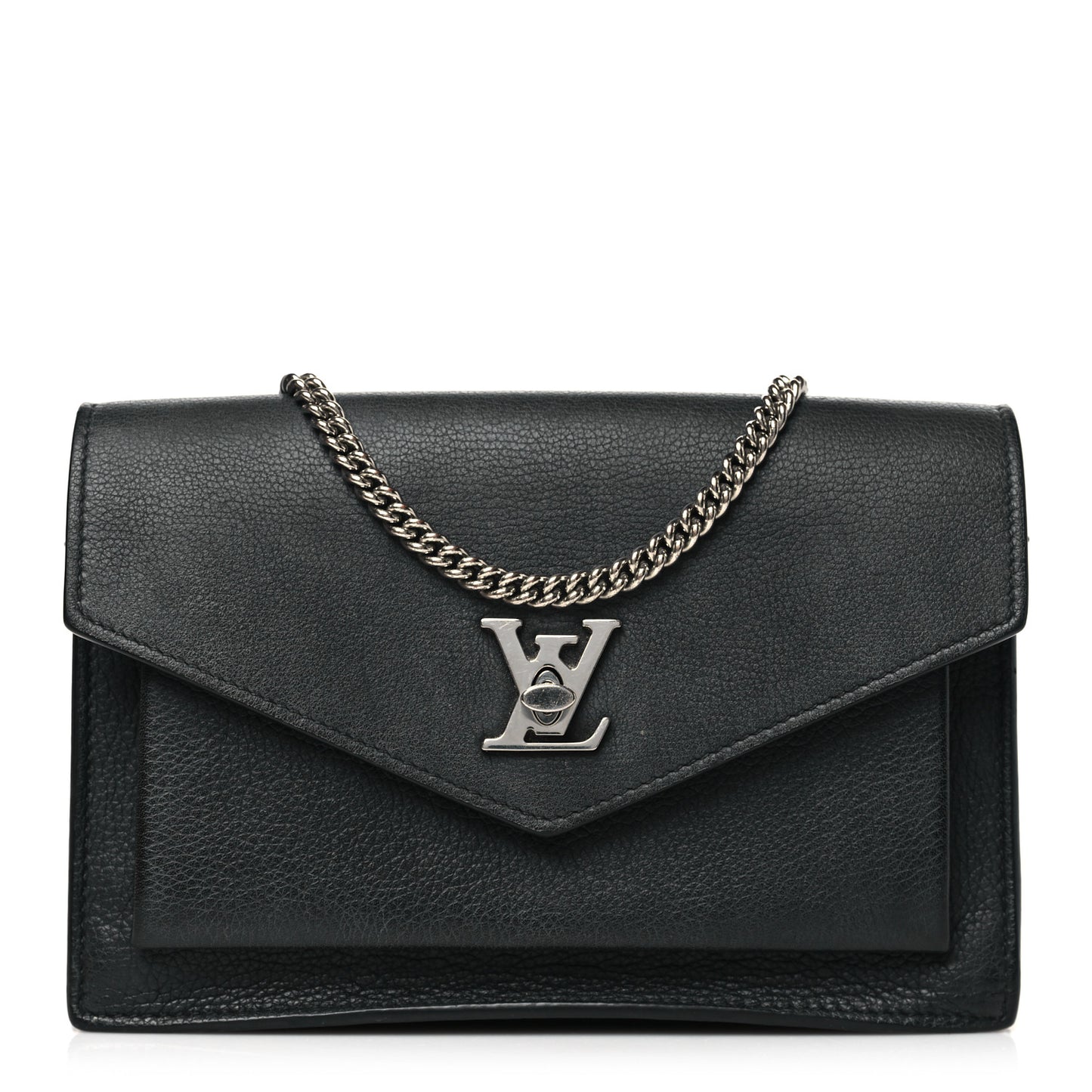 Soft Calfskin My Lockme Pochette Black