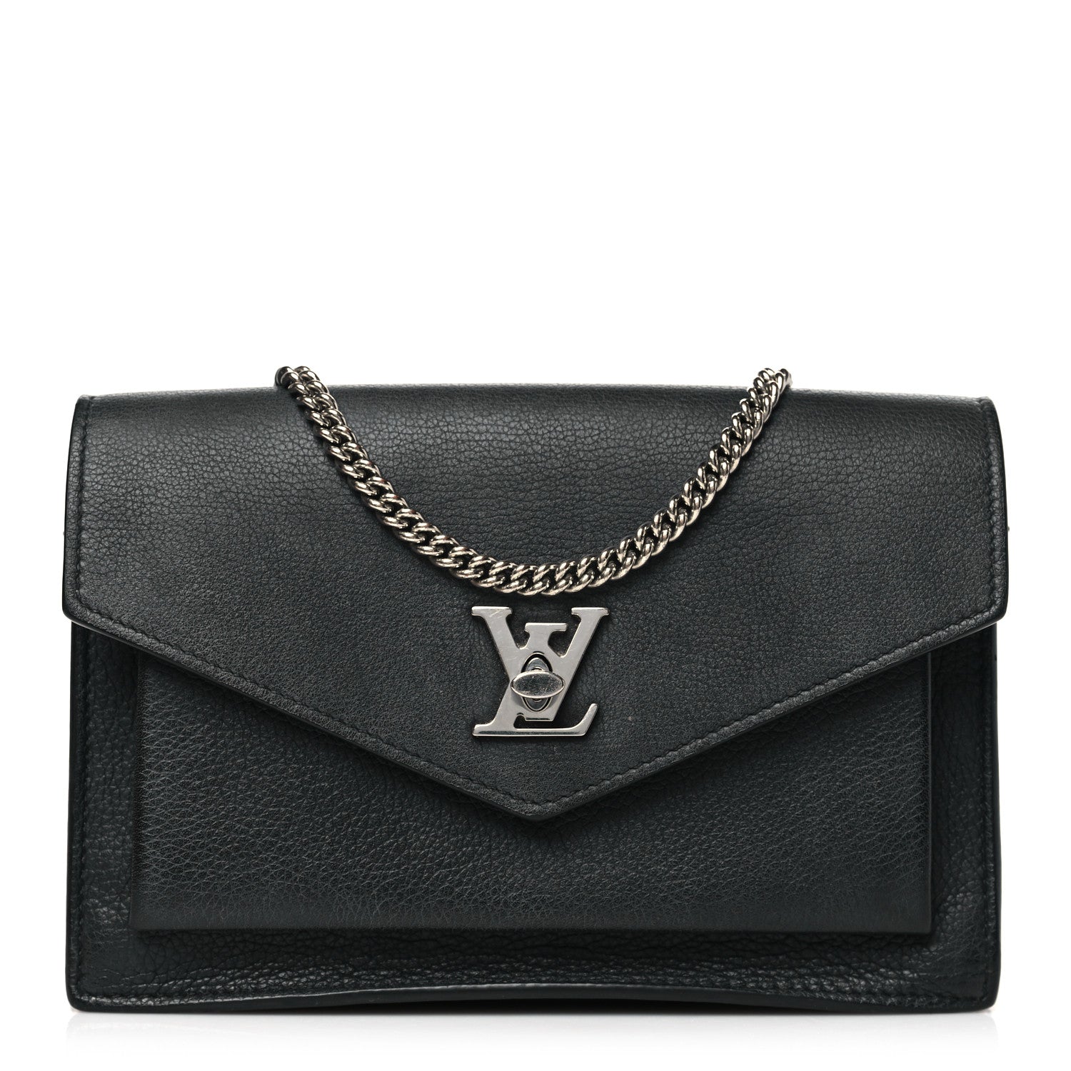 Louis Vuitton Soft Calfskin My Lockme Pochette Black 1 of 12