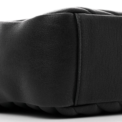 Saint Laurent Sheepskin Matelasse Chevron Monogram Large College Satchel Black 10 of 11