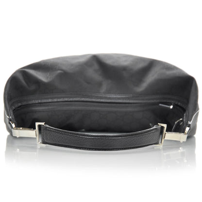 Gucci Nylon Monogram Large Hobo Black 5 of 9