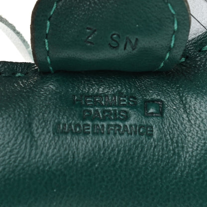 Hermes Milo Lambskin Matte Alligator Touch Grigri Rodeo Horse Bag Charm PM Malachite Menthe Bleu Brume Very Jade 3 of 3
