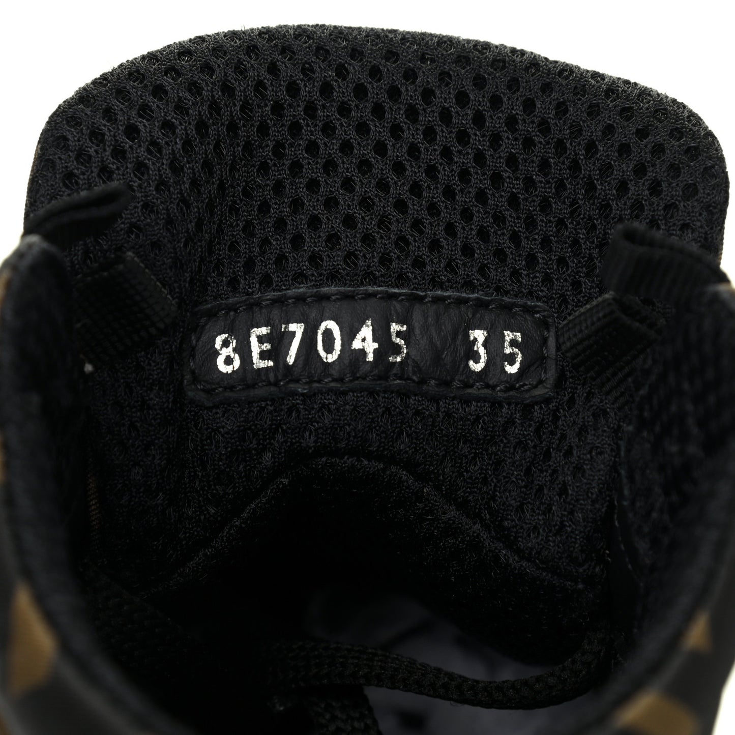 Nylon FF Reloaded High Top Sneakers 35 Tobacco Black