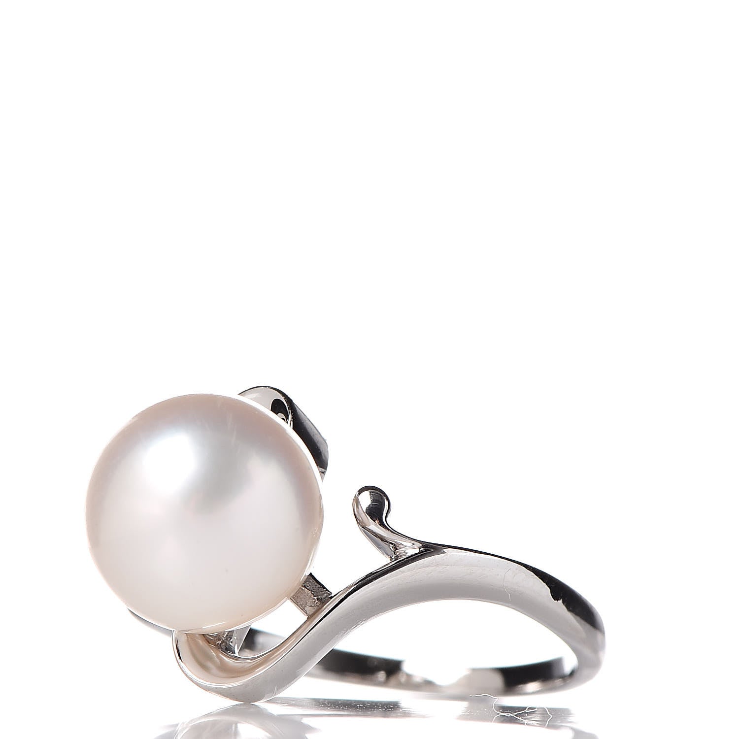 Mikimoto Platinum Akoya Pearl 9mm Ring 48 4.5 3 of 5