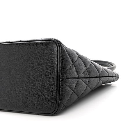 Chanel Caviar Quilted Medallion Tote Black 10 of 11