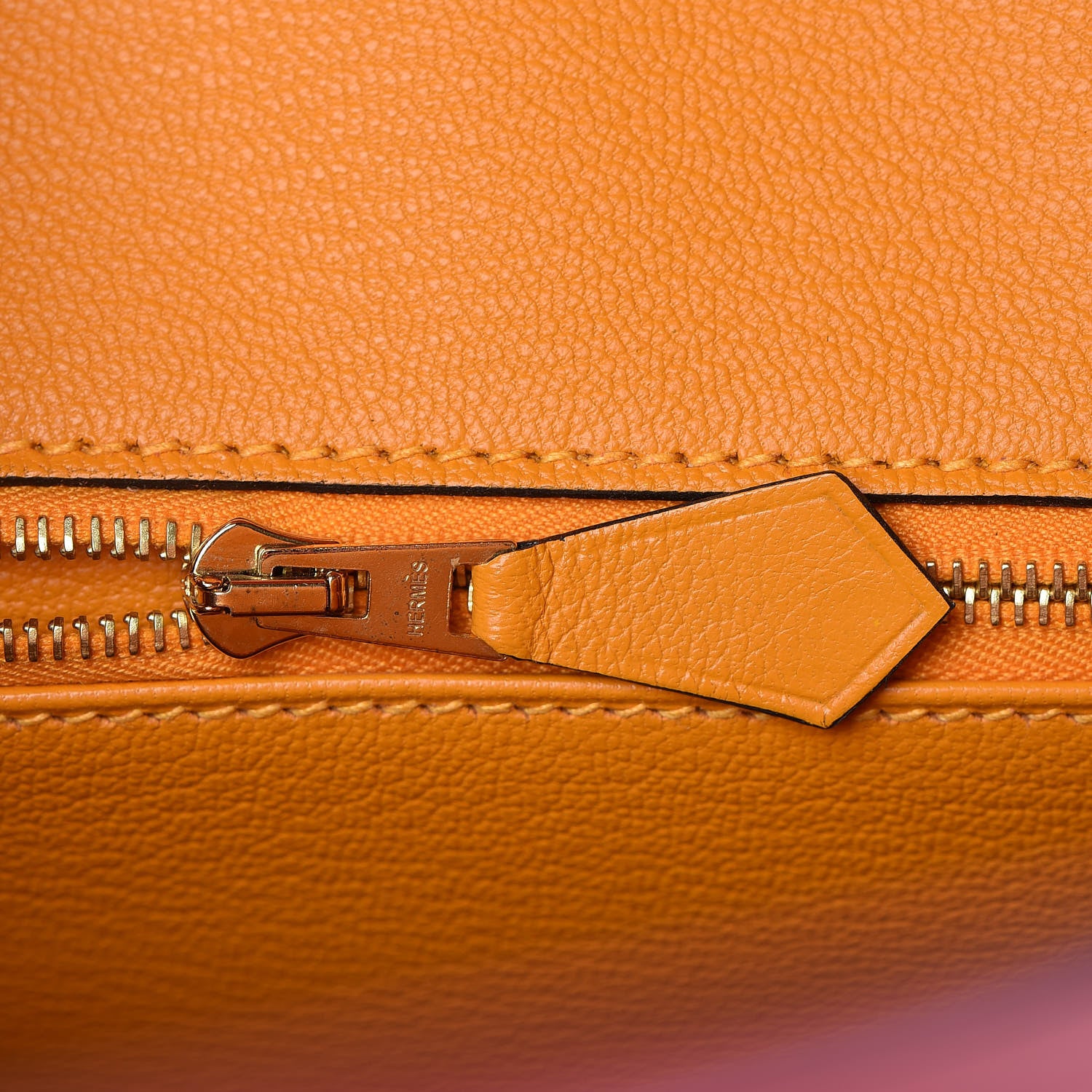 Hermes Epsom Horseshoe Birkin 30 Rose Azalee Jaune D'or 9 of 33