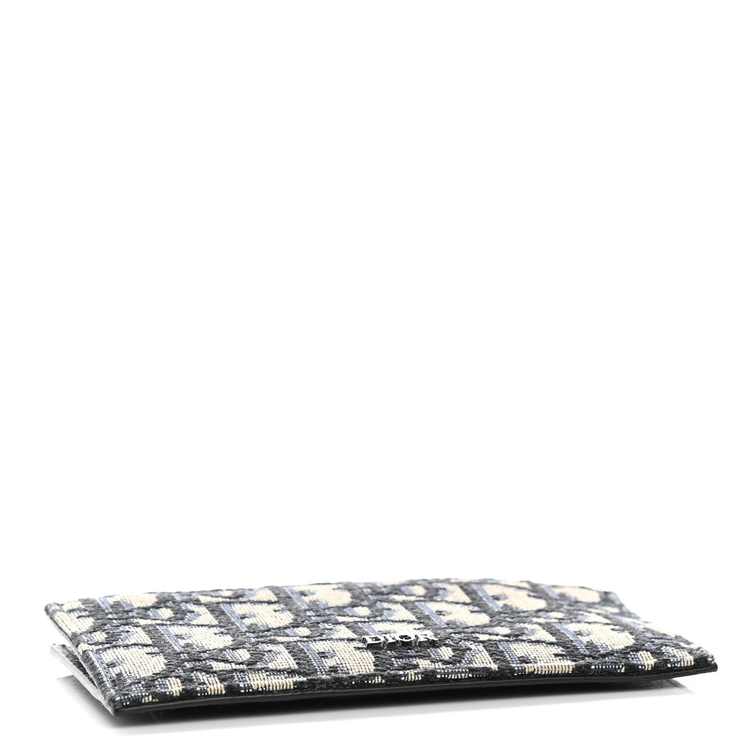 Christian Dior Oblique Dior Pouch Wallet Navy Blue 4 of 8