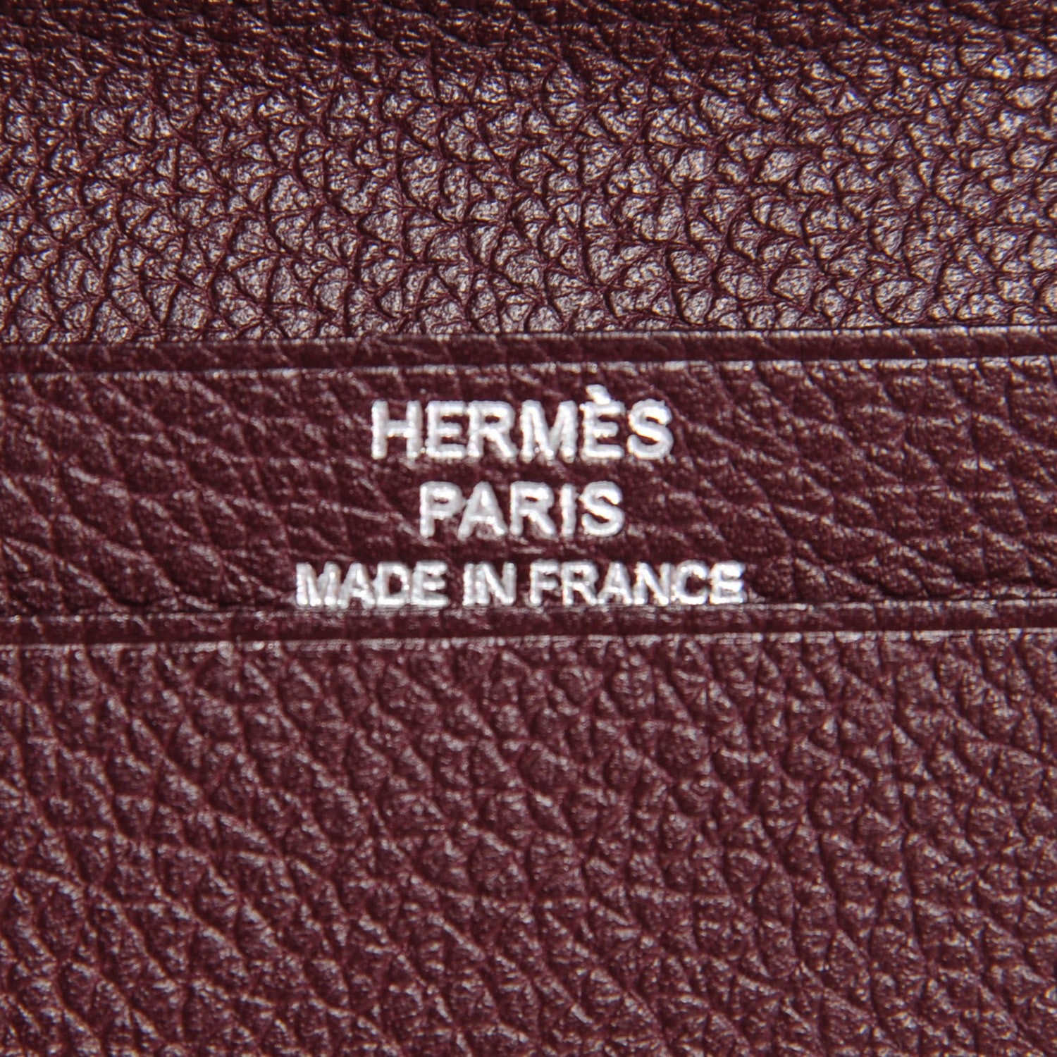 Hermes Evercolor MC2 Fleming Checkbook Holder Wallet Prune 6 of 7
