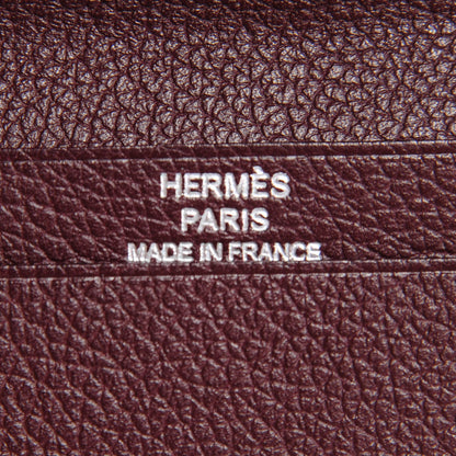 Hermes Evercolor MC2 Fleming Checkbook Holder Wallet Prune 6 of 7