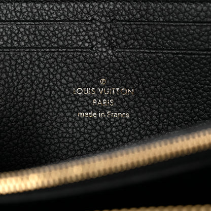 Louis Vuitton Empreinte Monogram Giant Clemence Wallet Black Beige 6 of 7