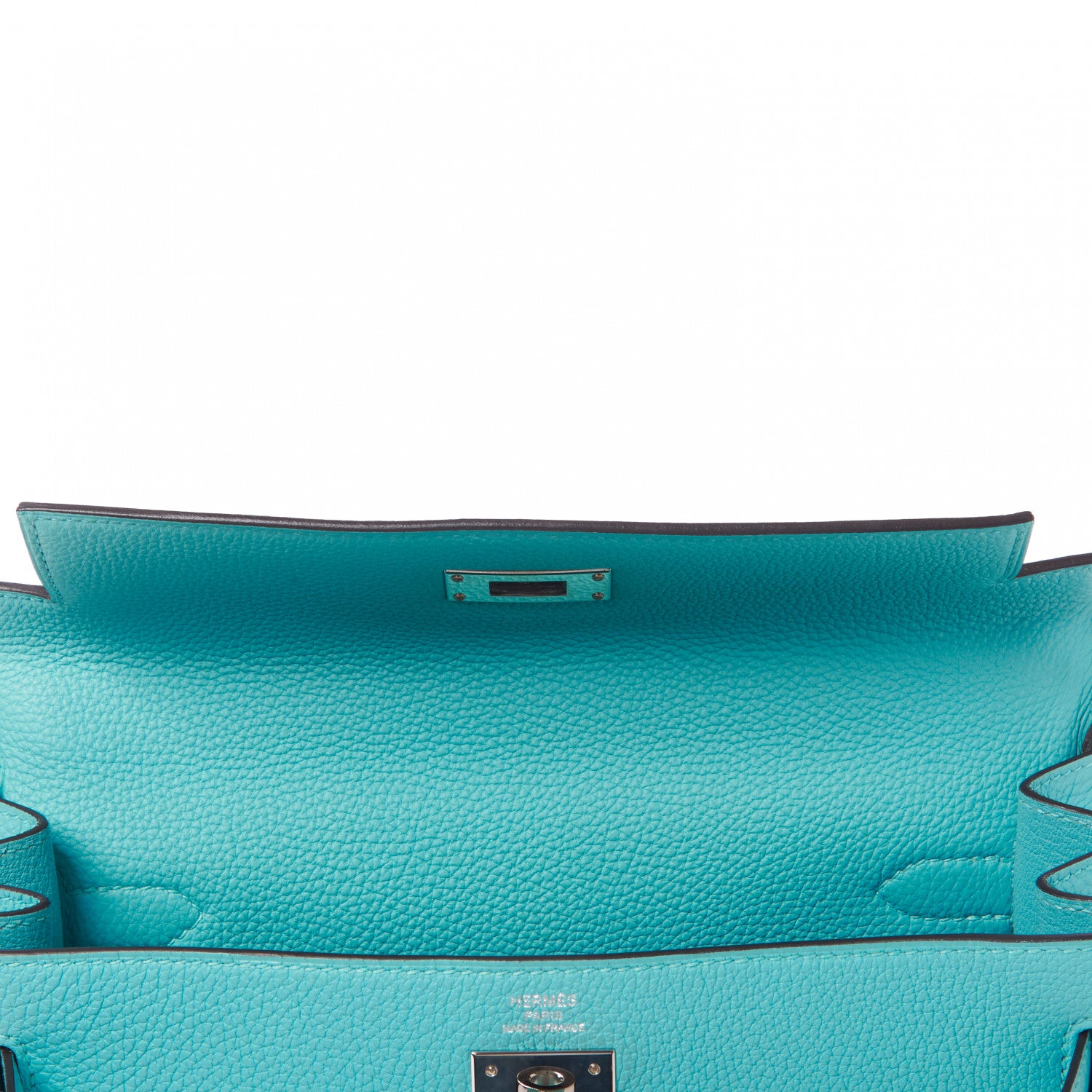 Hermes Togo Kelly Retourne 28 Bleu Atoll 16 of 31