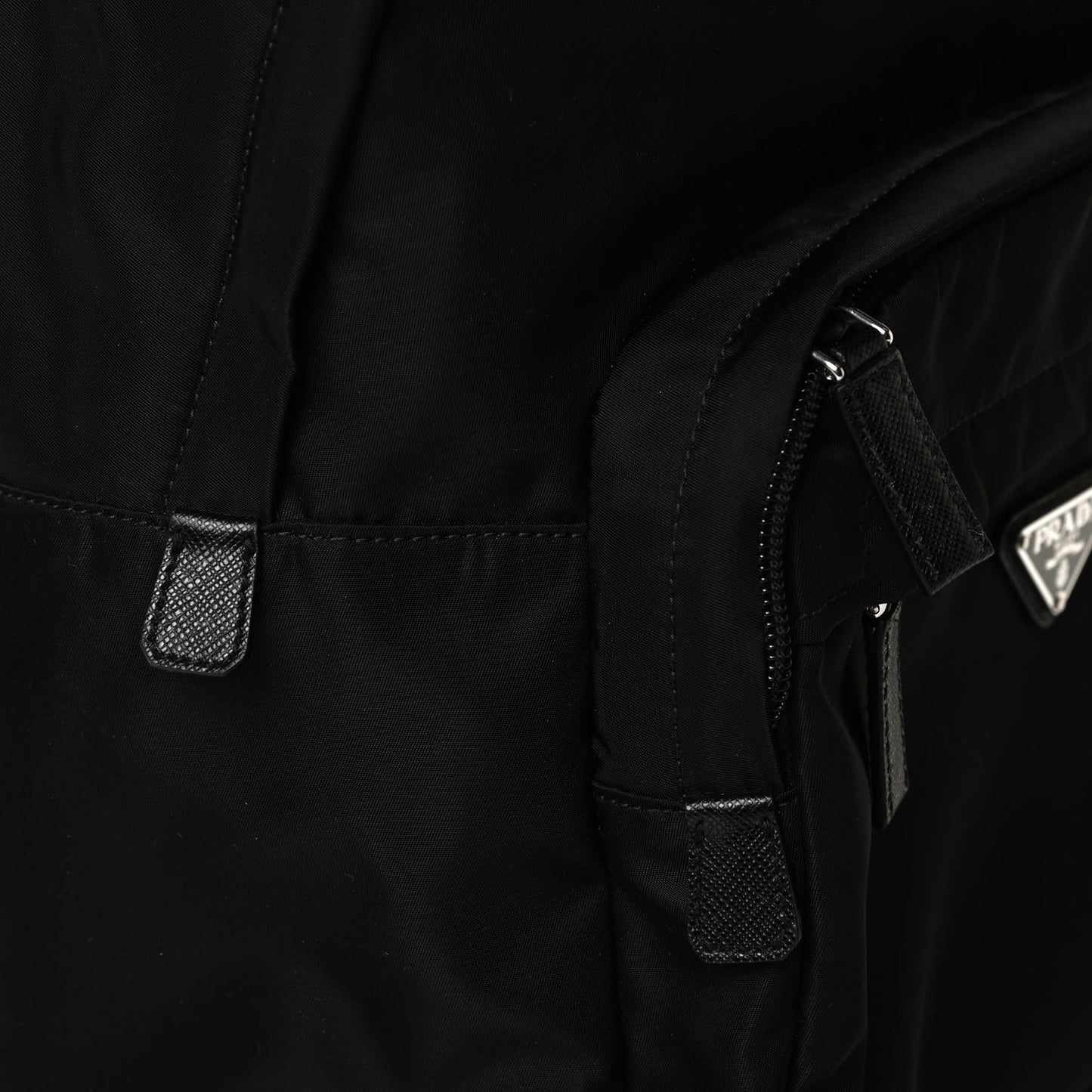 Nylon Tessuto Saffiano Backpack Black