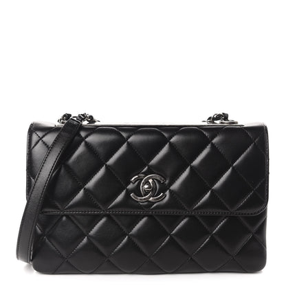 Chanel Lambskin Quilted Medium Trendy CC Flap Black 1 of 11