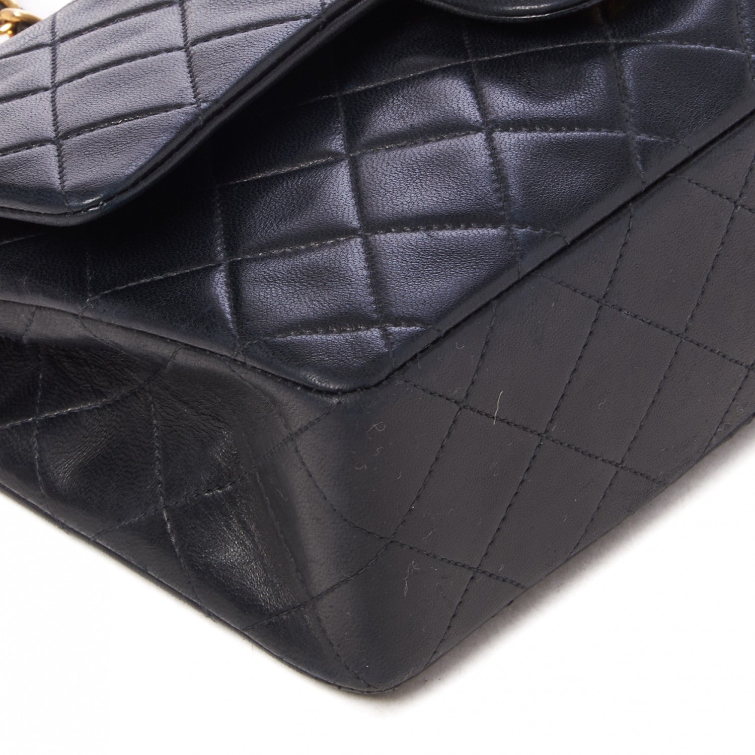 Chanel Lambskin Quilted Small Double Flap Black 5 of 9