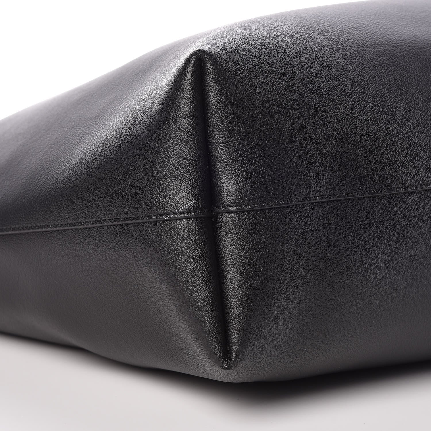Saint Laurent Calfskin Large Shopping Tote Black 8 of 9