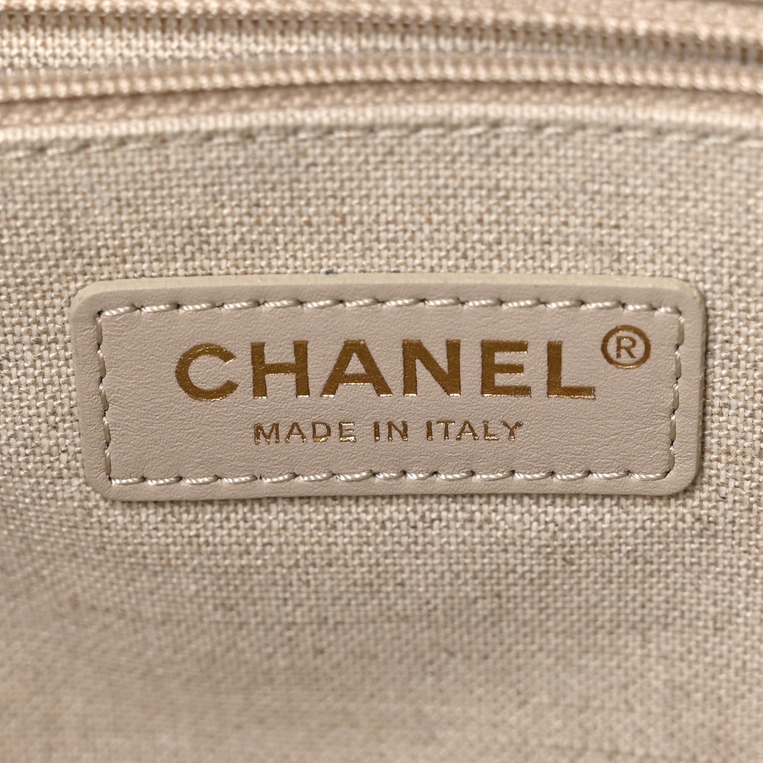 Chanel Mixed Fibers Calfskin Small Deauville Tote Light Grey 7 of 11