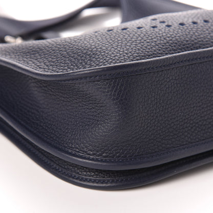 Hermes Taurillon Clemence Evelyne III PM Bleu Nuit 5 of 12
