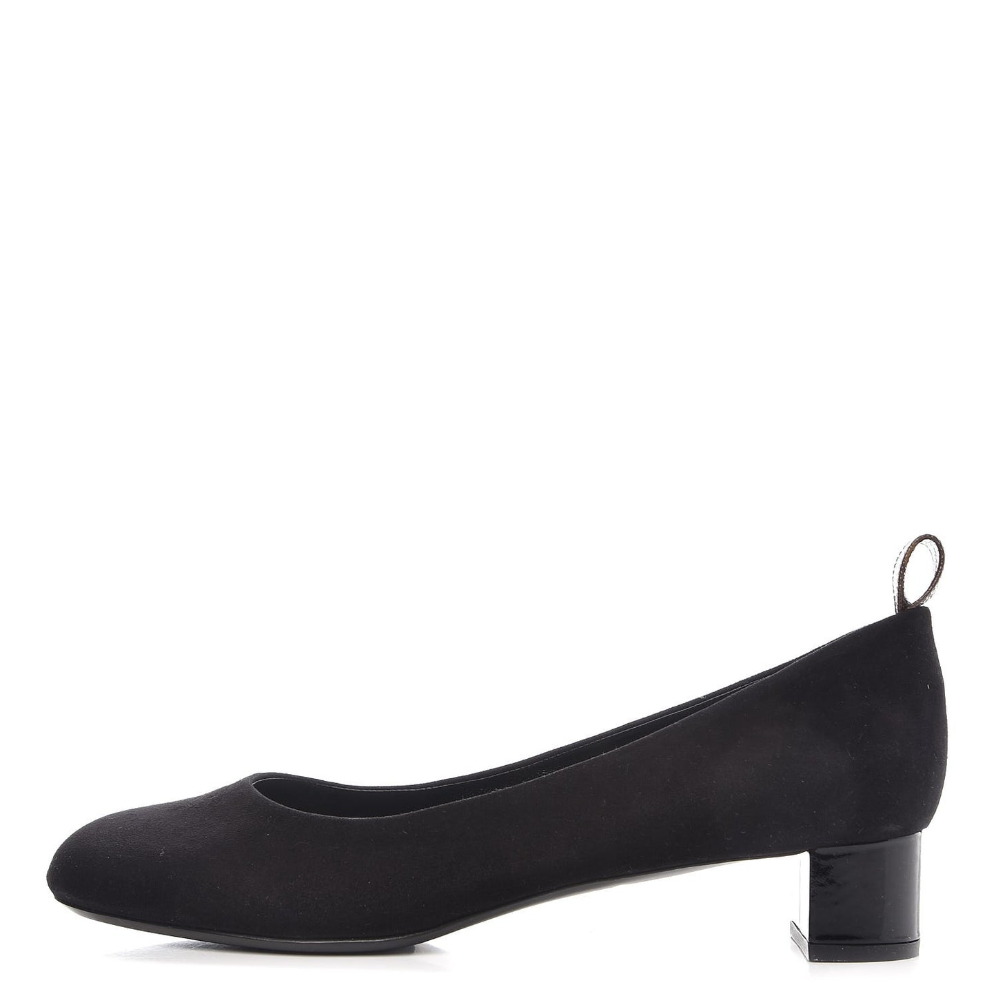 Suede Uniformes Pump 38.5 Black