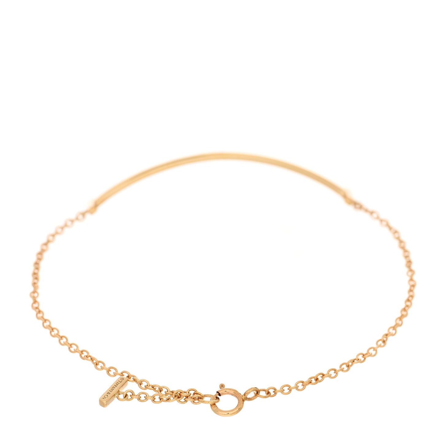 18K Yellow Gold T Smile Bracelet