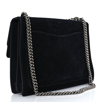 Gucci Suede Medium Dionysus Shoulder Bag Black 3 of 10