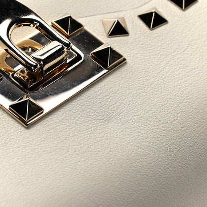 Valentino Garavani Calfskin Mini Rockstud Crossbody Bag Ivory 12 of 12
