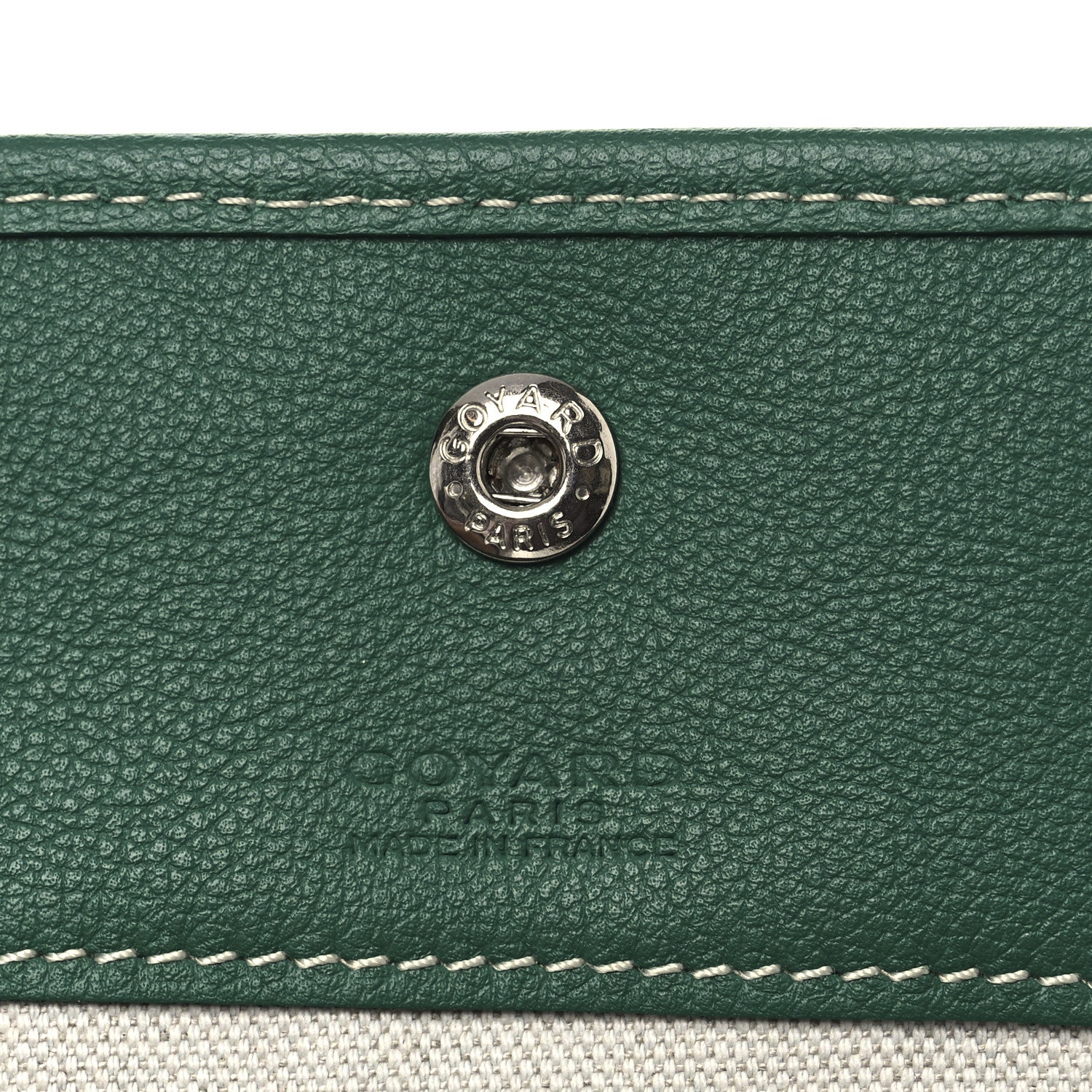 Goyard Goyardine Pouch Green 6 of 7