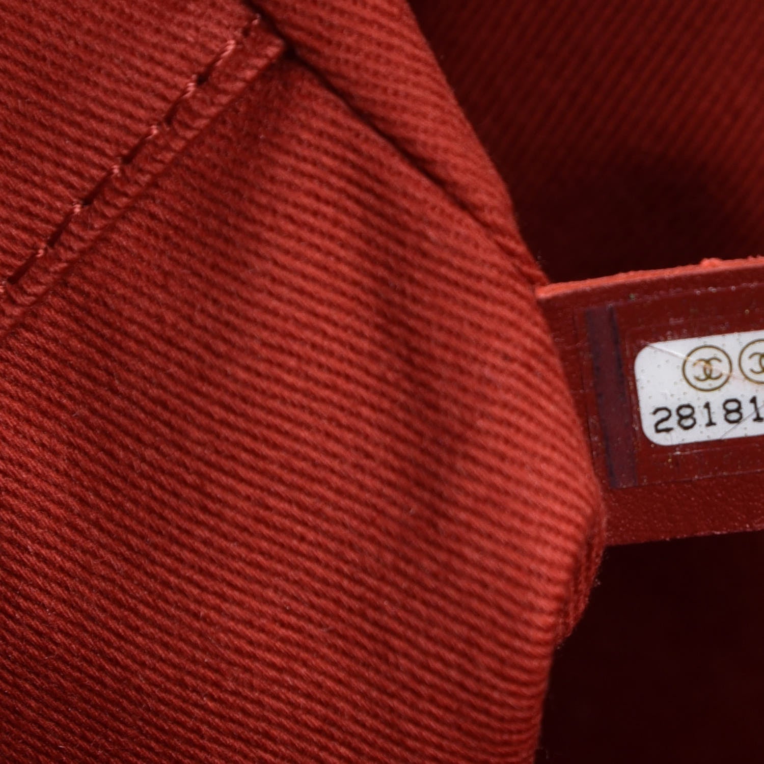 Chanel Lurex Boucle Medium Deauville Tote Red 7 of 8