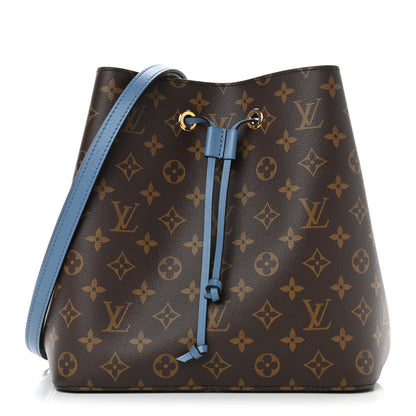 Louis Vuitton Monogram Neonoe MM Blue Jean 1 of 9