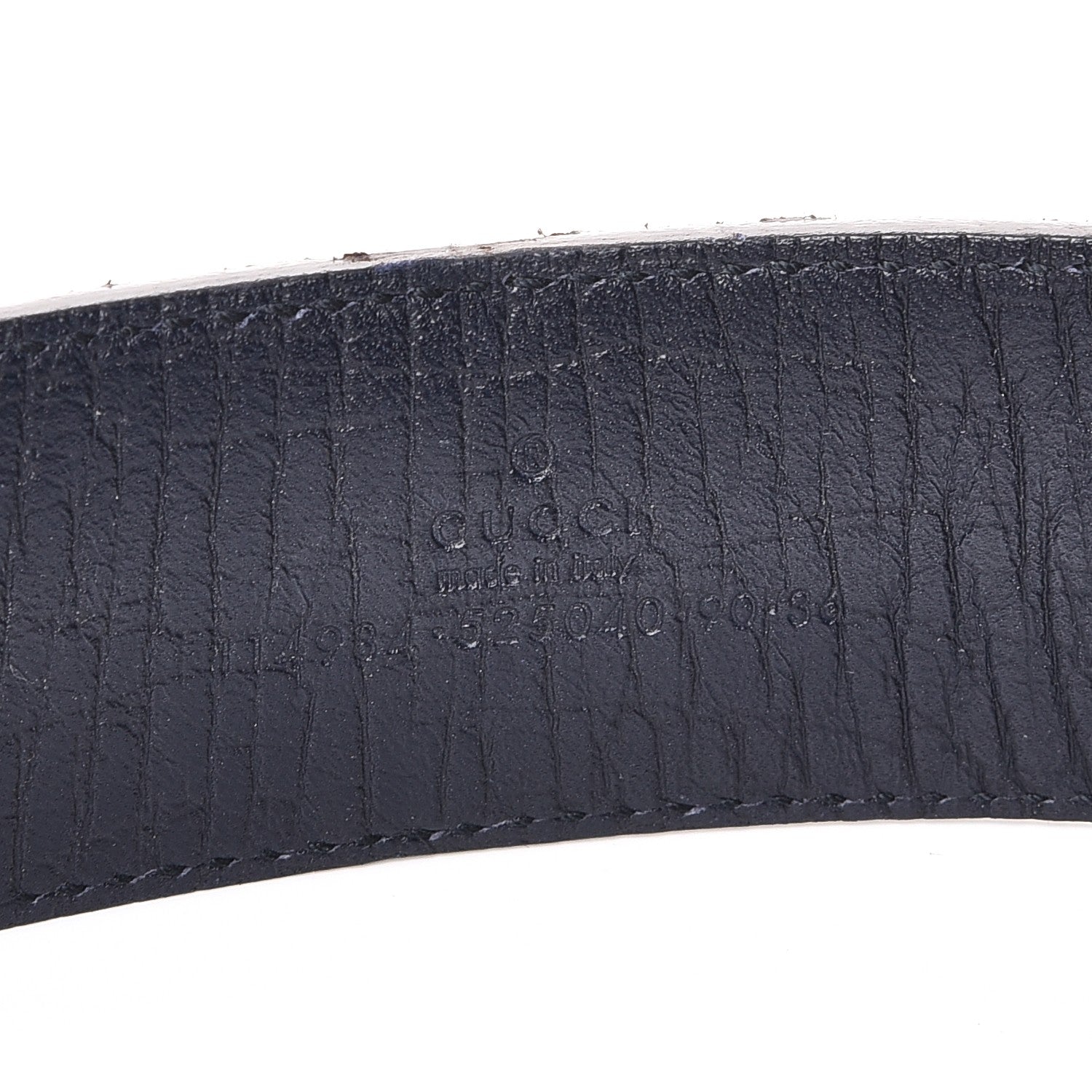 Gucci GG Plus Monogram Interlocking G Belt 90 36 Navy 5 of 7