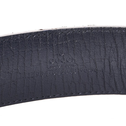 Gucci GG Plus Monogram Interlocking G Belt 90 36 Navy 5 of 7