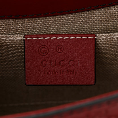 Gucci Soft Microguccissima Mini Emily Chain Shoulder Bag Rosso 6 of 11