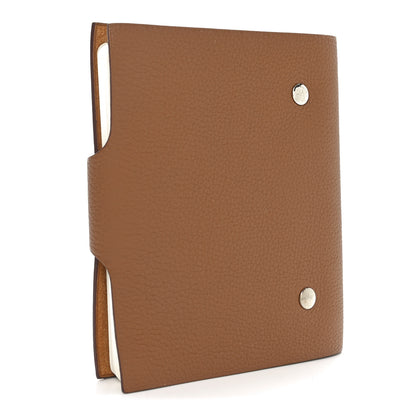 Hermes Togo Ulysse PM Notebook Cover  Gold 3 of 6