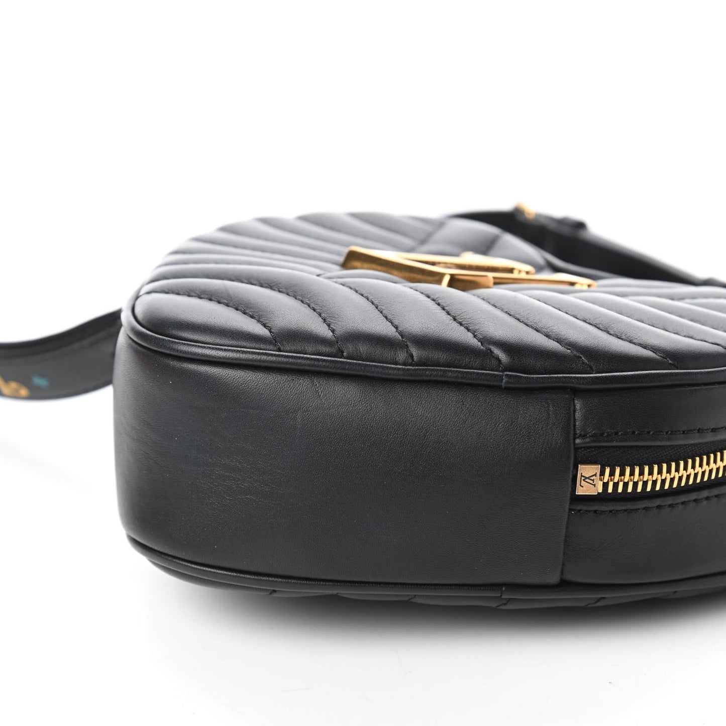 Calfskin New Wave Heart Bag Black