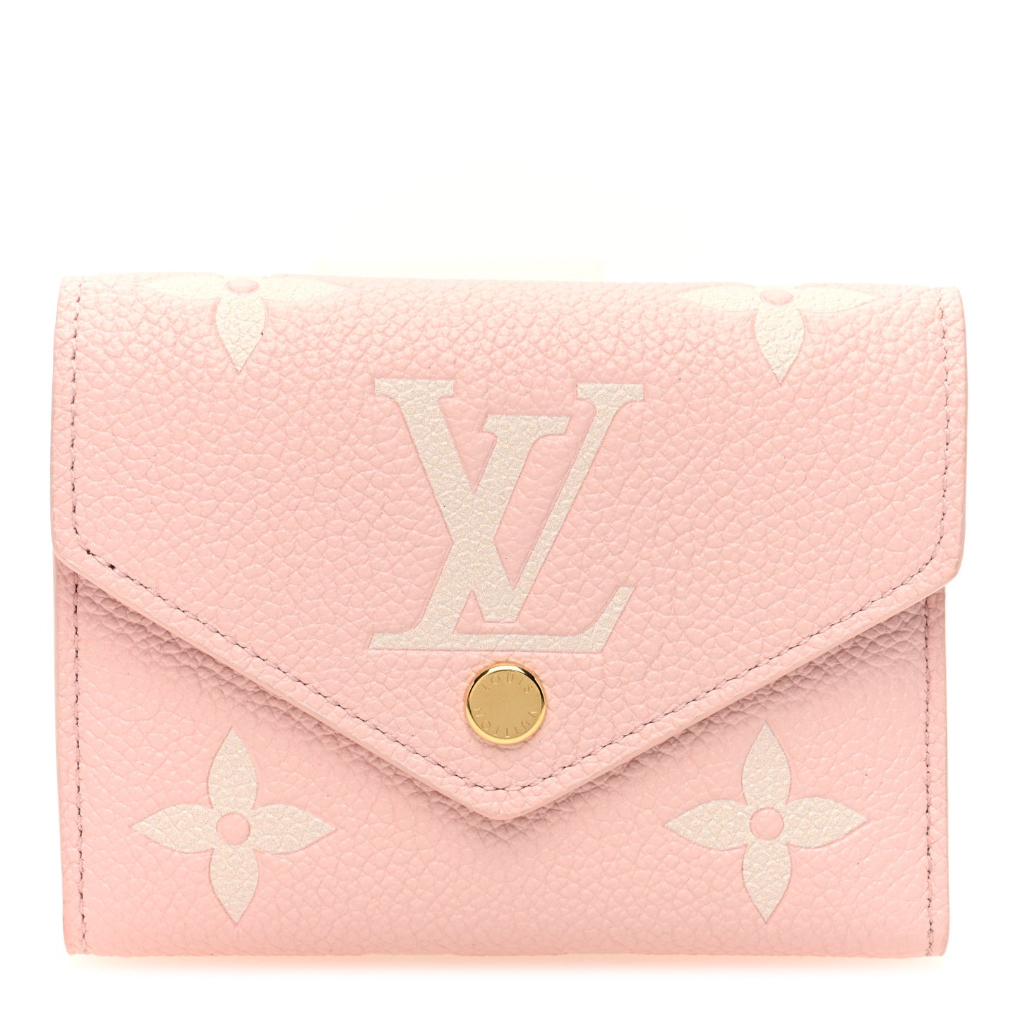 Empreinte Monogram Giant Victorine Wallet Rose Trianon Creme