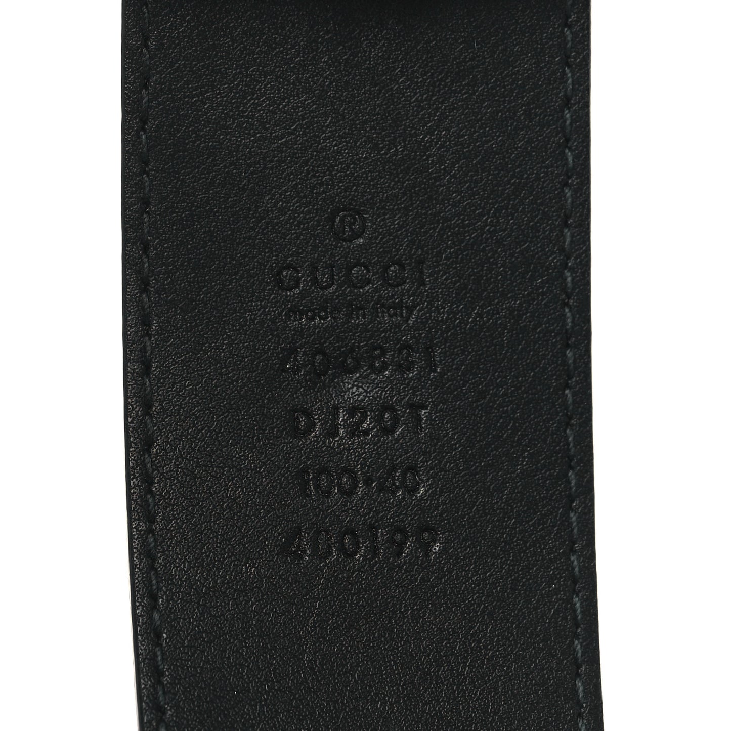 Calfskin Double G 40mm Belt 100 40 Black