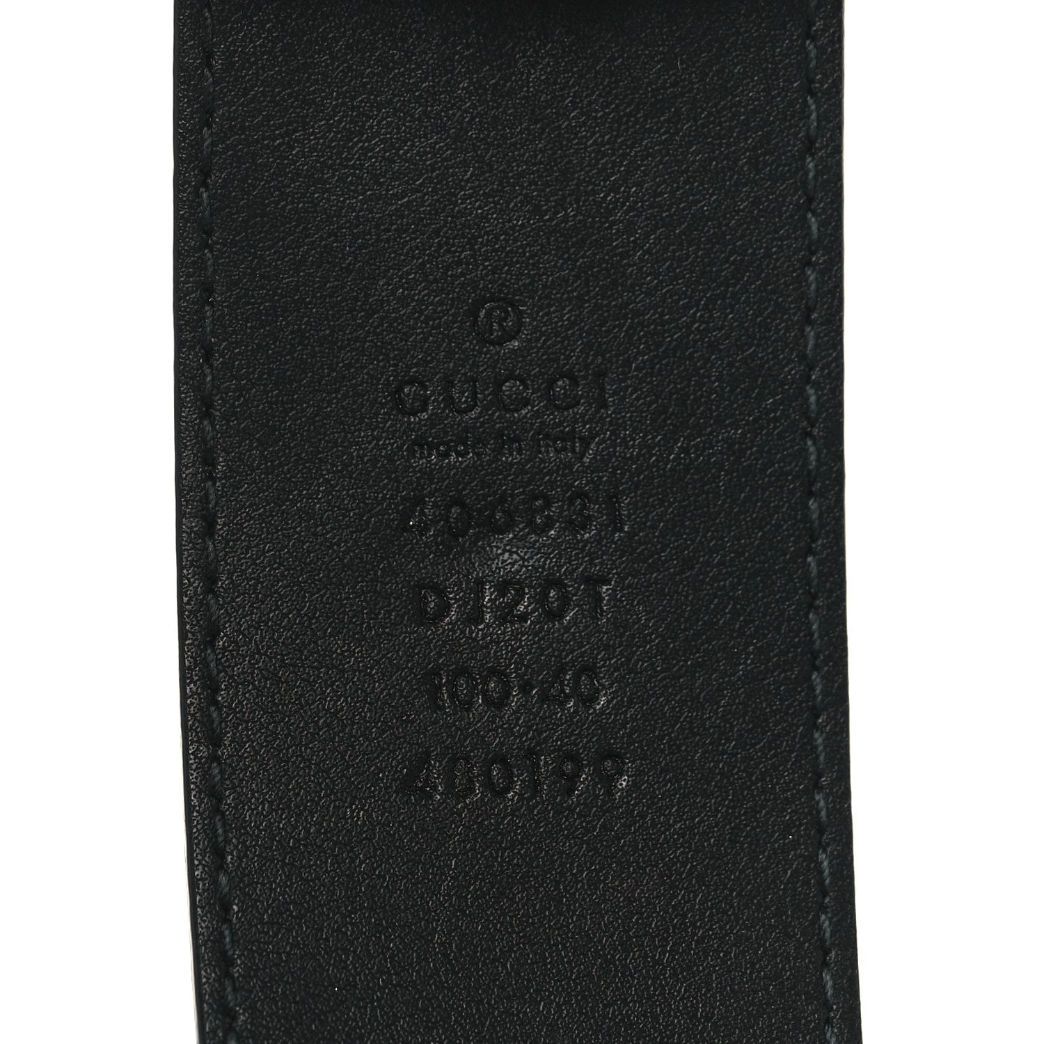 Gucci Calfskin Double G 40mm Belt 100 40 Black 4 of 7