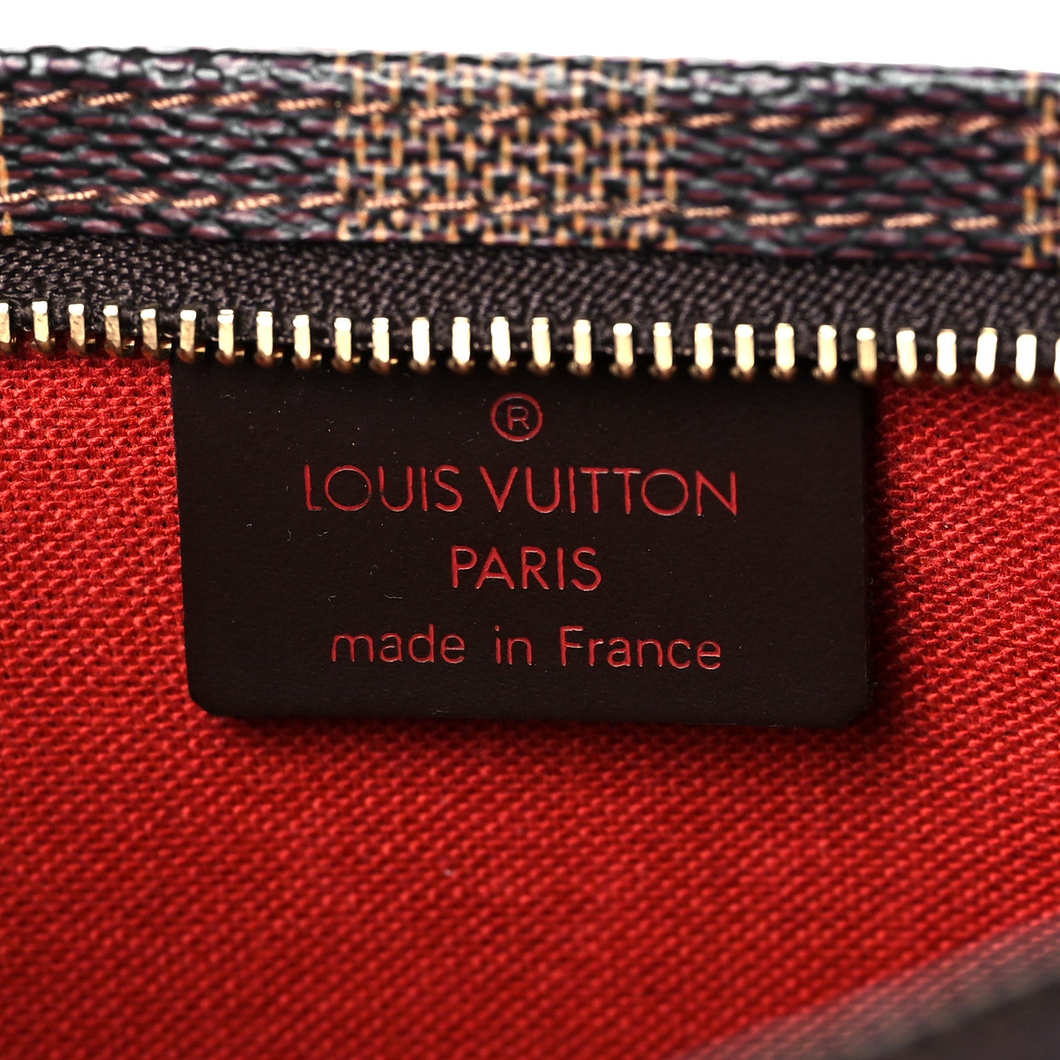Louis Vuitton Damier Ebene Navona Pochette Accessories 5 of 9