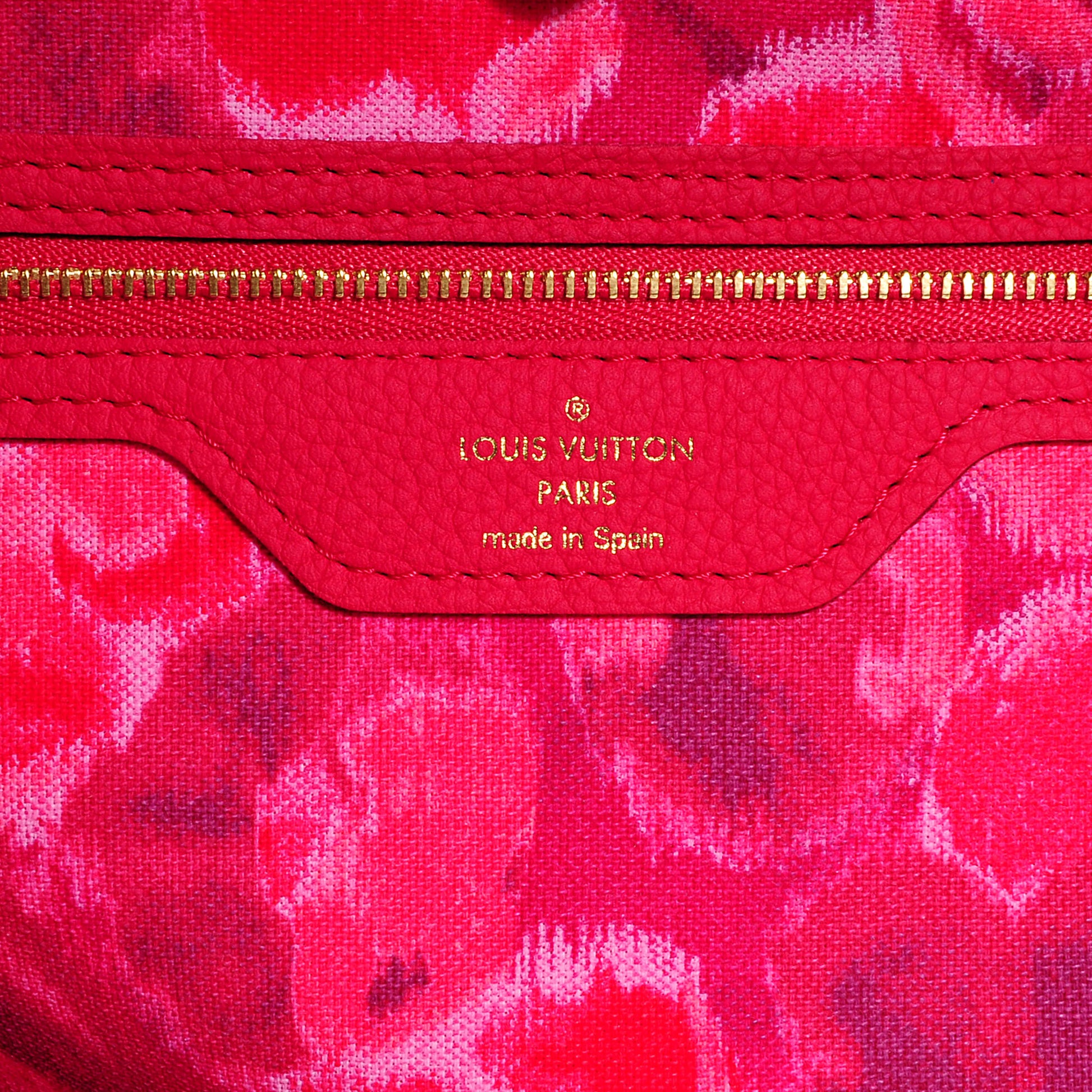 Louis Vuitton Monogram Articles de Voyage Ikat Neverfull MM Rose Indien 6 of 8