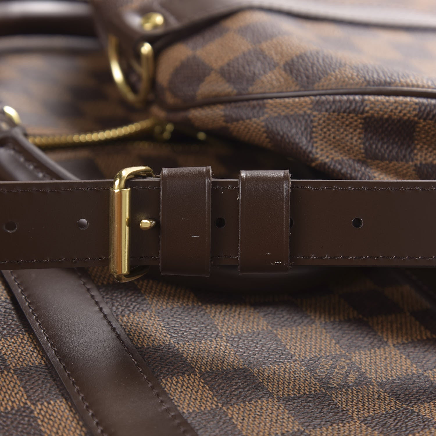 Louis Vuitton Damier Ebene Keepall Bandouliere 55 7 of 9
