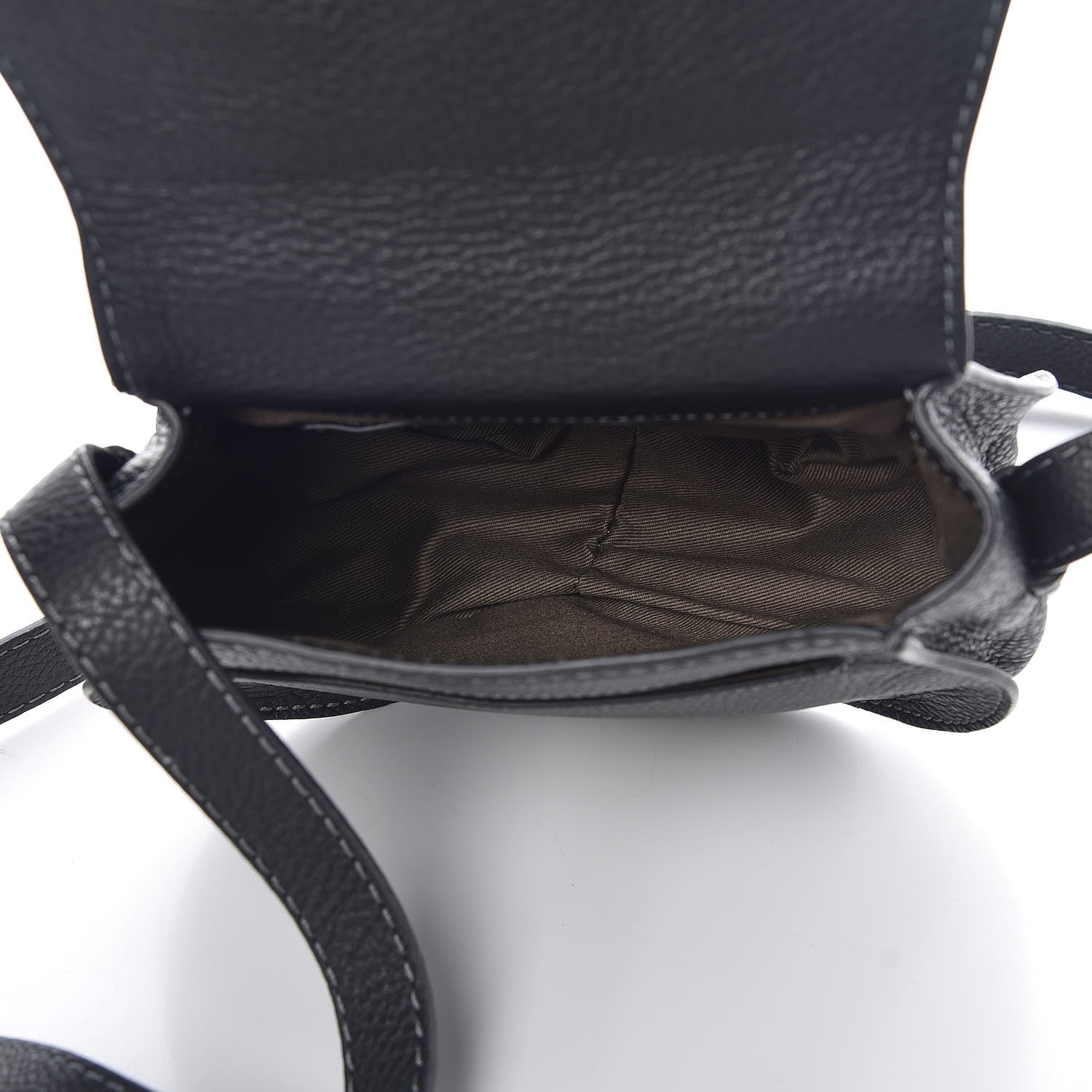 Chloe Calfskin Mini Marcie Round Crossbody Bag Black 5 of 6