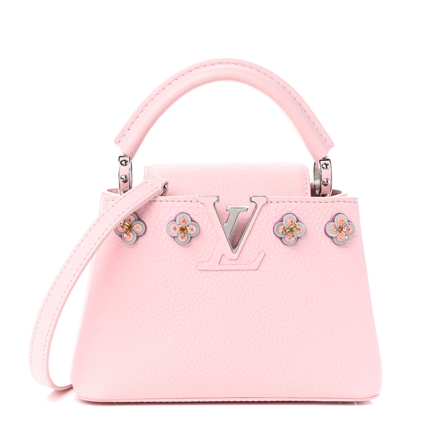 Taurillon Flowers Capucines Mini Pink
