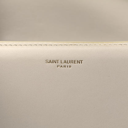 Saint Laurent Smooth Calfskin Carre Satchel Crema Soft 6 of 19