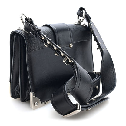 Prada City Calf Saffiano Cahier Bag Black 2 of 8
